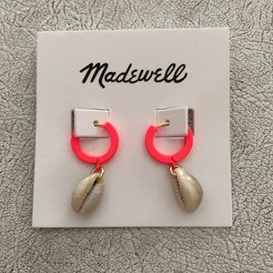 Madewell shell earrings brand new